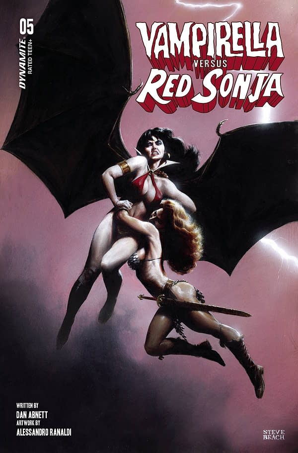 Cover image for VAMPIRELLA VS RED SONJA #5 CVR C BEACH