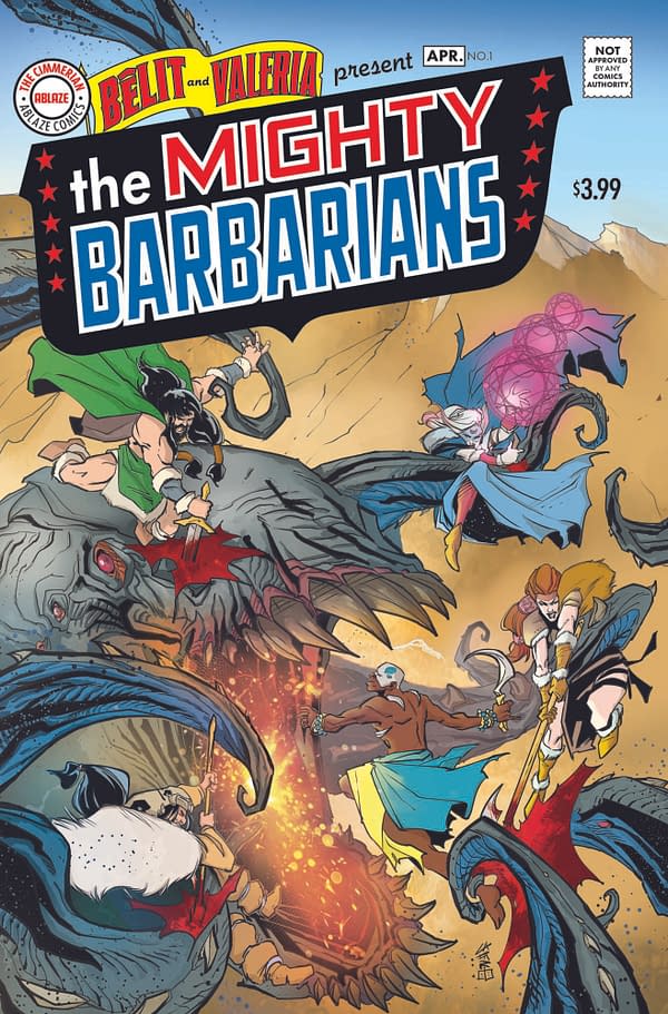The Mighty Barbarians: Moreci and Cafaro's New Series Debuts April