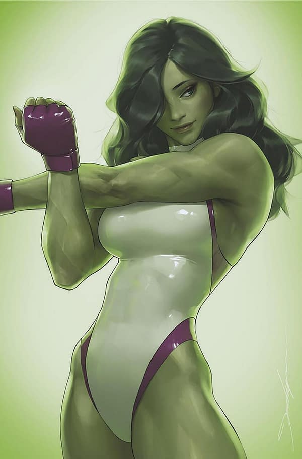 Cover image for SHE-HULK 12 JEEHYUNG LEE VIRGIN VARIANT