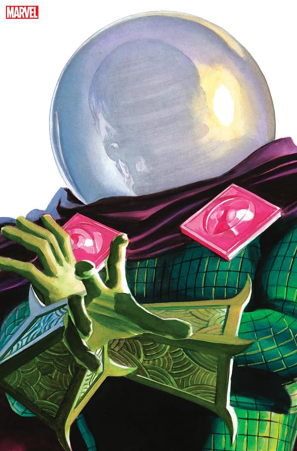 Cover image for AMAZING SPIDER-MAN 23 ALEX ROSS TIMELESS MYSTERIO VIRGIN VARIANT