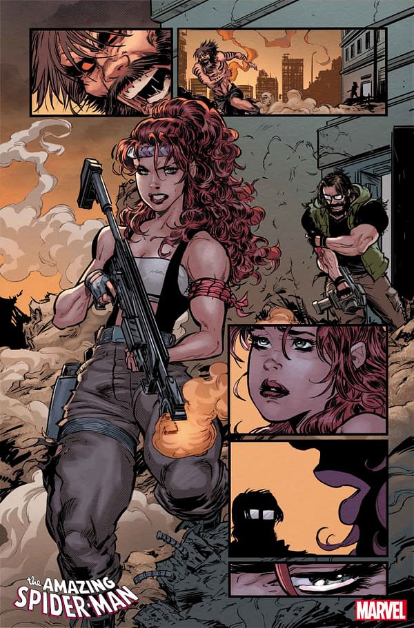 Mary Jane Watson to Pick Up an Assault Rifle in Amazing Spider-Man #25