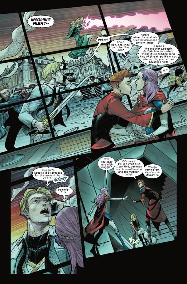 Interior preview page from BETSY BRADDOCK: CAPTAIN BRITAIN #3 ERICA D'URSO COVER