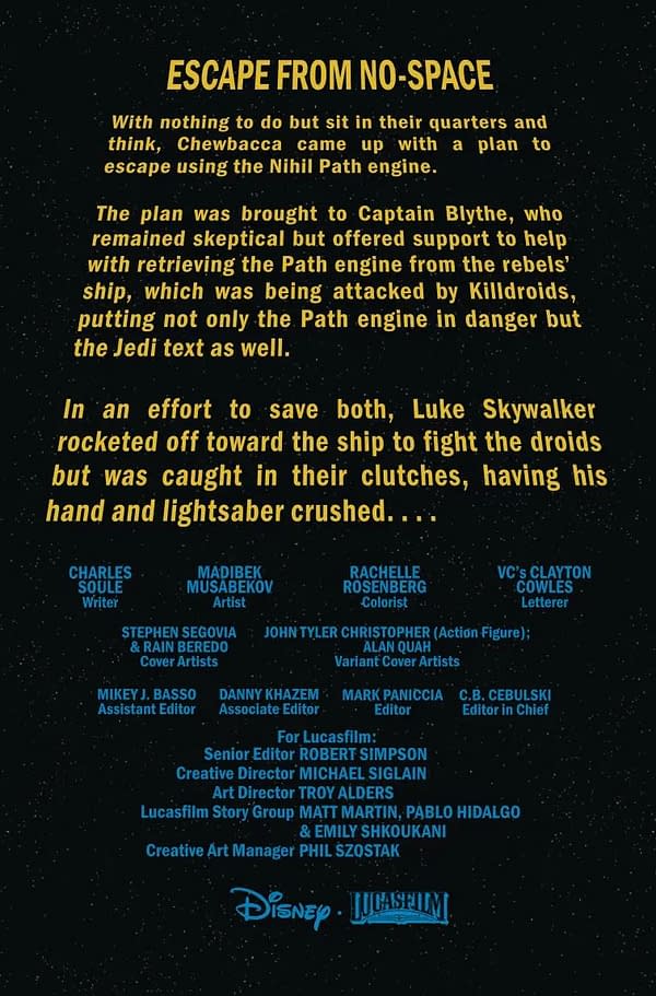 Interior preview page from STAR WARS #33 STEPHEN SEGOVIA COVER