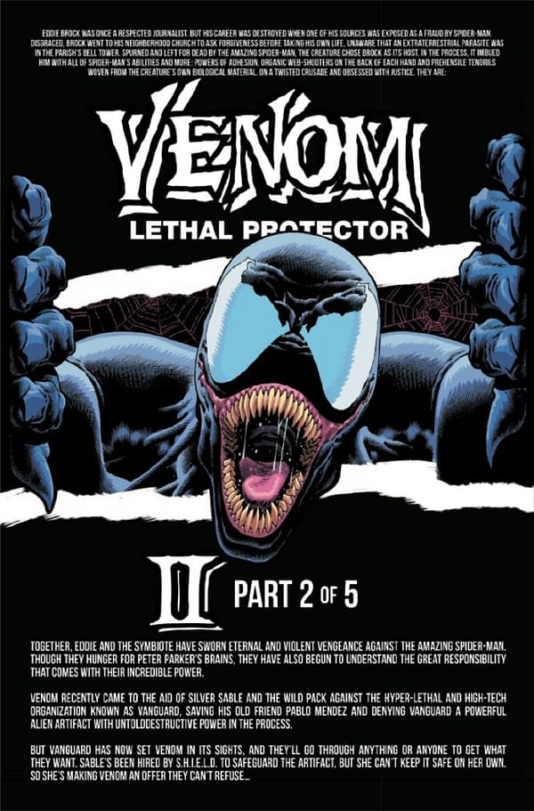 Interior preview page from VENOM: LETHAL PROTECTOR II #2 PAULO SIQUEIRA COVER