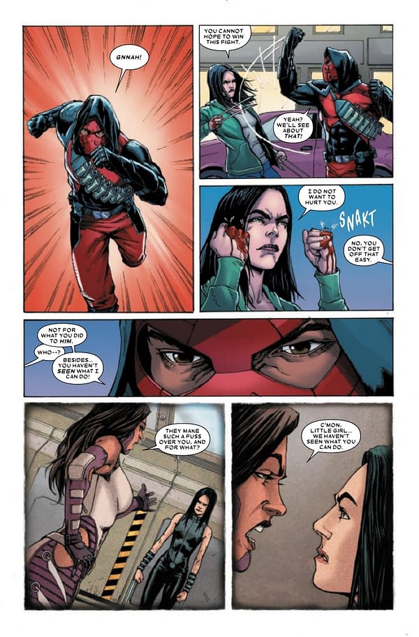 Interior preview page from X-23: DEADLY REGENESIS #2 KALMAN ANDRASOFSZKY COVER