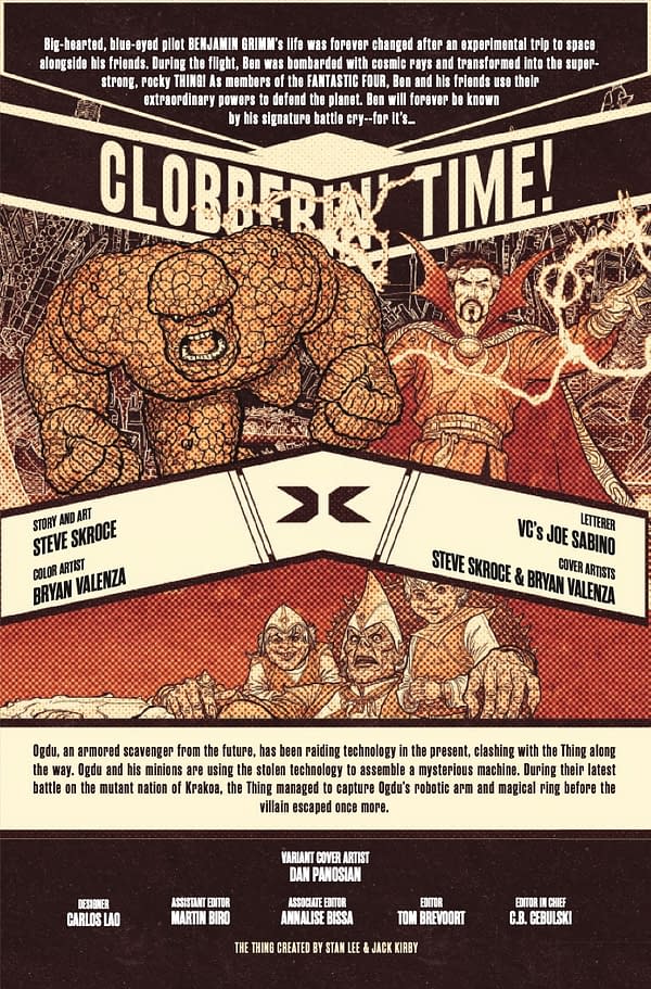 Interior preview page from CLOBBERIN' TIME #3 STEVE SKROCE COVER