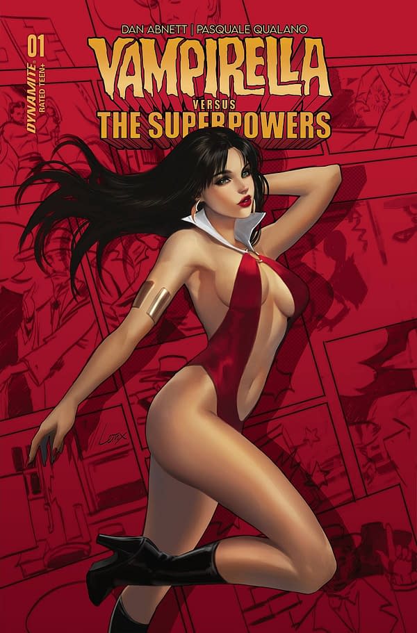 Cover image for VAMPIRELLA VS SUPERPOWERS #1 CVR B LEIRIX