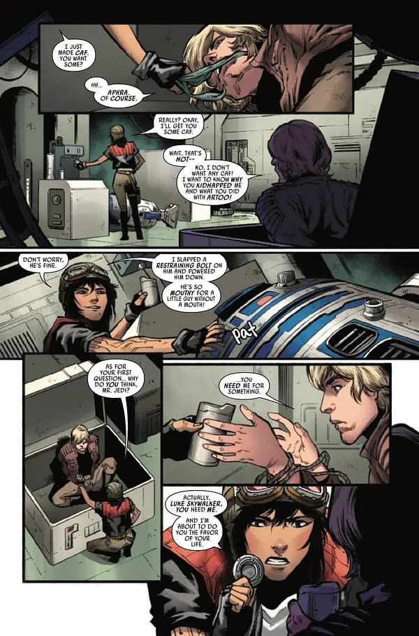 Interior preview page from STAR WARS: DOCTOR APHRA #32 JUNGGEUN YOON COVER