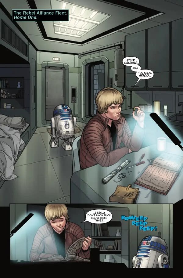 Interior preview page from STAR WARS #34 STEPHEN SEGOVIA COVER