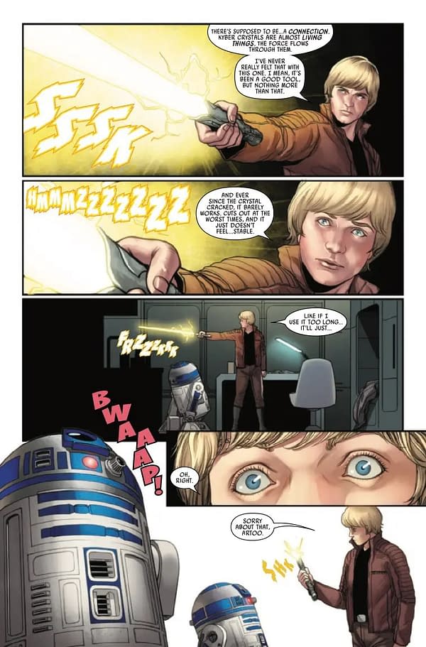 Interior preview page from STAR WARS #34 STEPHEN SEGOVIA COVER