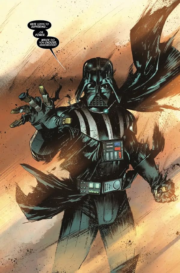 Interior preview page from STAR WARS: DARTH VADER #34 LEINIL YU COVER