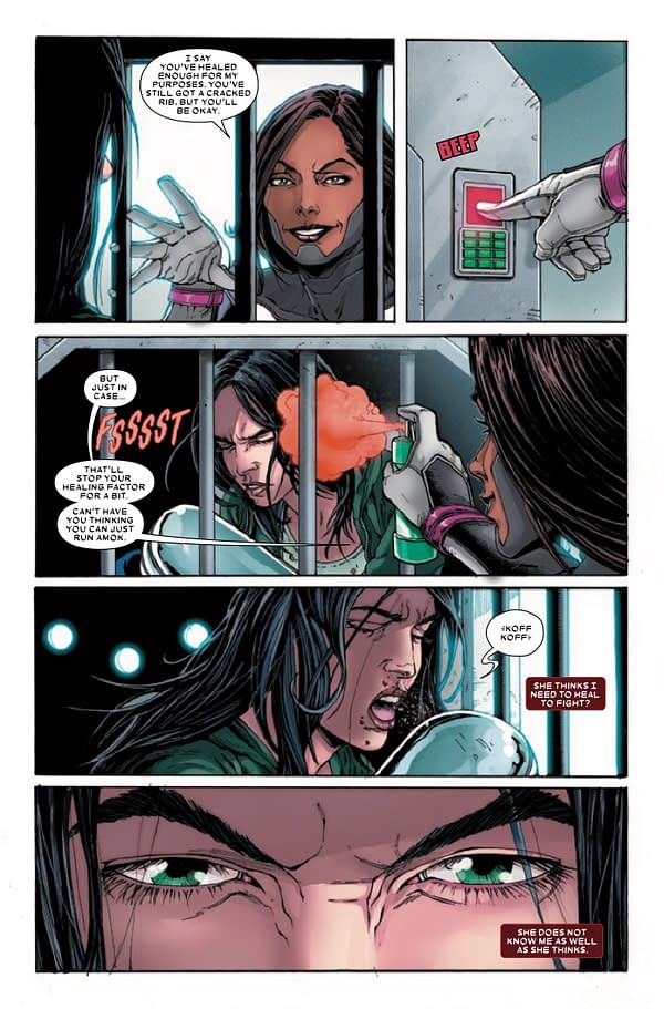 Interior preview page from X-23: DEADLY REGENESIS #3 KALMAN ANDRASOFSZKY COVER