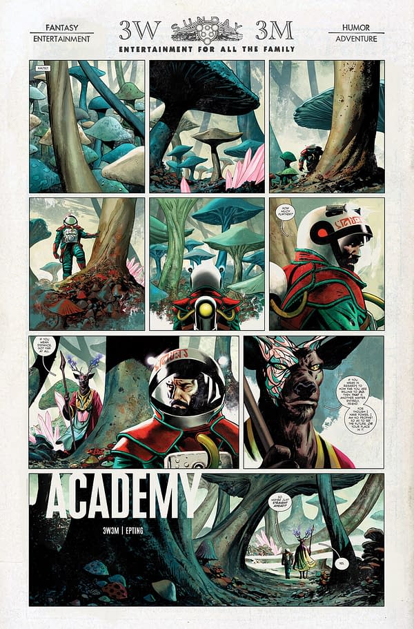 Steve Epting's Academy From 3W3M Gets A Newsprint Edition