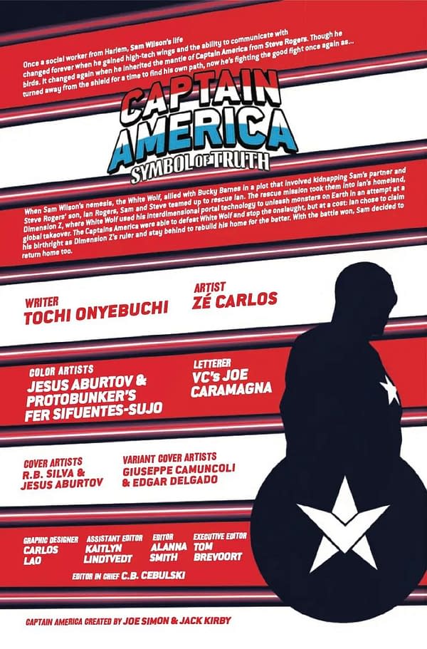 Interior preview page from CAPTAIN AMERICA: SYMBOL OF TRUTH #14 R.B. SILVA COVER