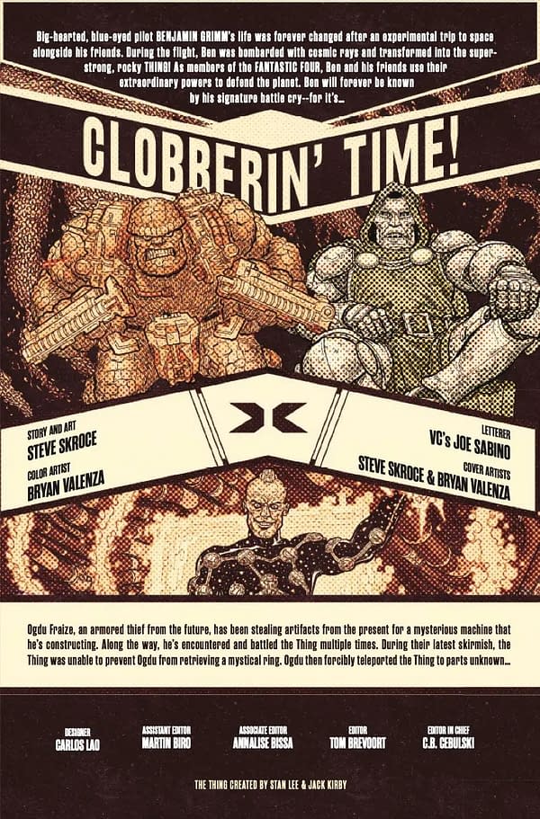 Interior preview page from CLOBBERIN' TIME #4 STEVE SKROCE COVER