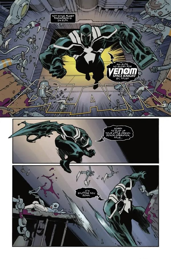 Interior preview page from EXTREME VENOMVERSE #3 LEINIL YU COVER