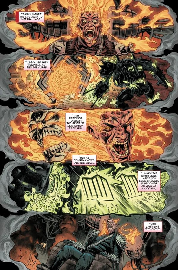 Interior preview page from GHOST RIDER #15 BJORN BARENDS COVER