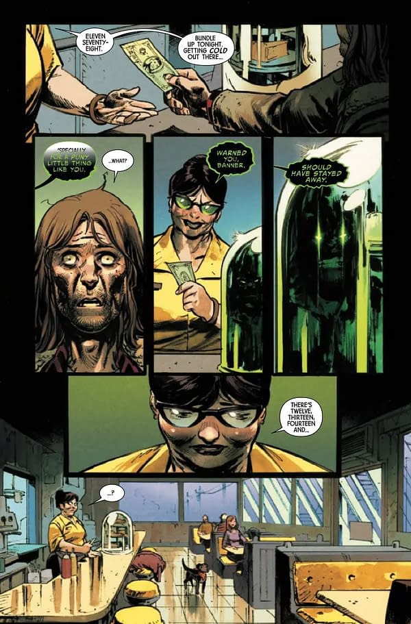 Interior preview page from INCREDIBLE HULK #1 NIC KLEIN COVER