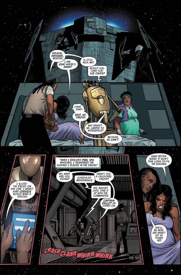 Interior preview page from STAR WARS: SANA STARROS #5 KEN LASHLEY COVER