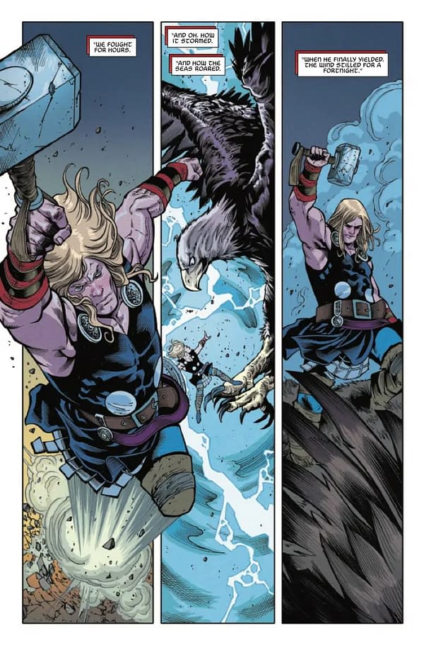Interior preview page from THOR #35 NIC KLEIN COVER
