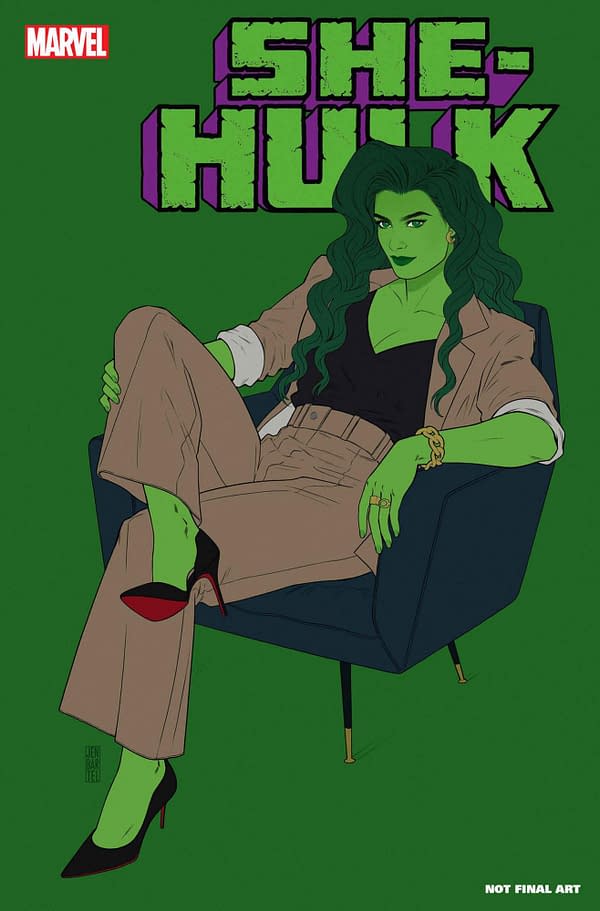 Cover image for SHE-HULK #15 JEN BARTEL COVER