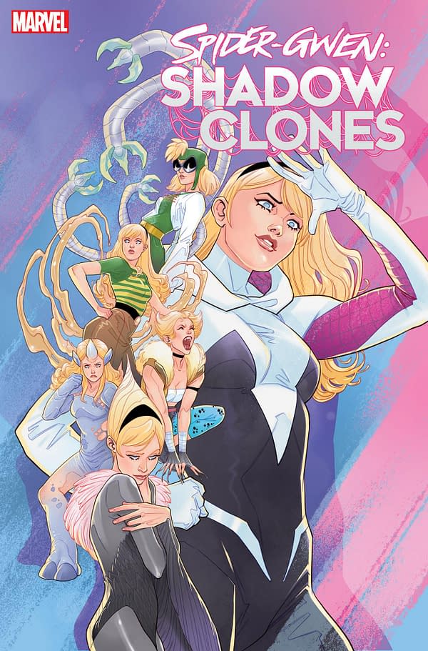 Cover image for SPIDER-GWEN: SHADOW CLONES 5 MARGUERITE SAUVAGE VARIANT