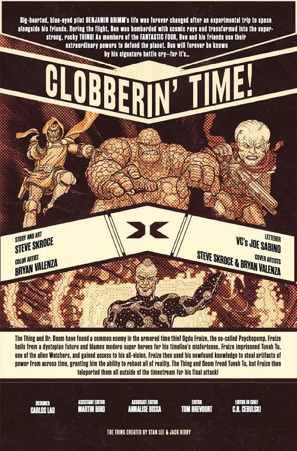 Interior preview page from CLOBBERIN' TIME #5 STEVE SKROCE COVER