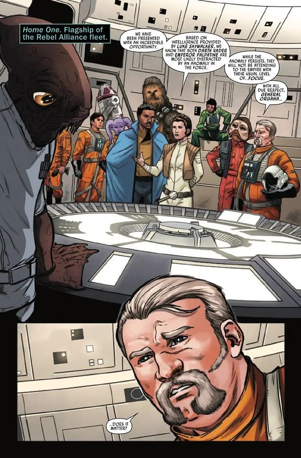 Interior preview page from STAR WARS #36 STEPHEN SEGOVIA COVER