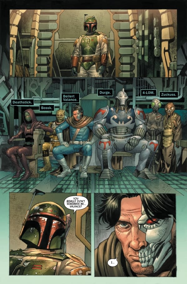 Interior preview page from STAR WARS: BOUNTY HUNTERS #36 MARCO CHECCHETTO COVER