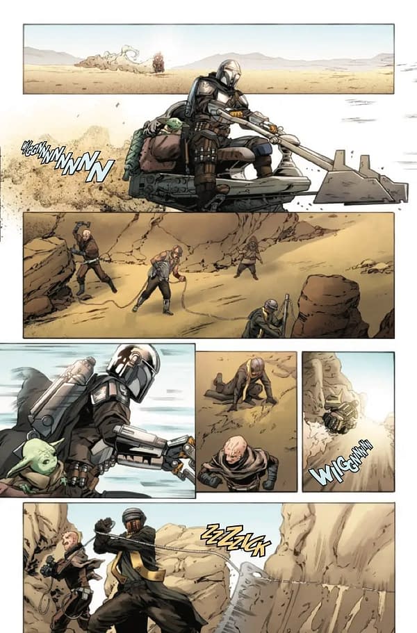 Interior preview page from STAR WARS: THE MANDALORIAN S2 #2 DIKE RUAN COVER