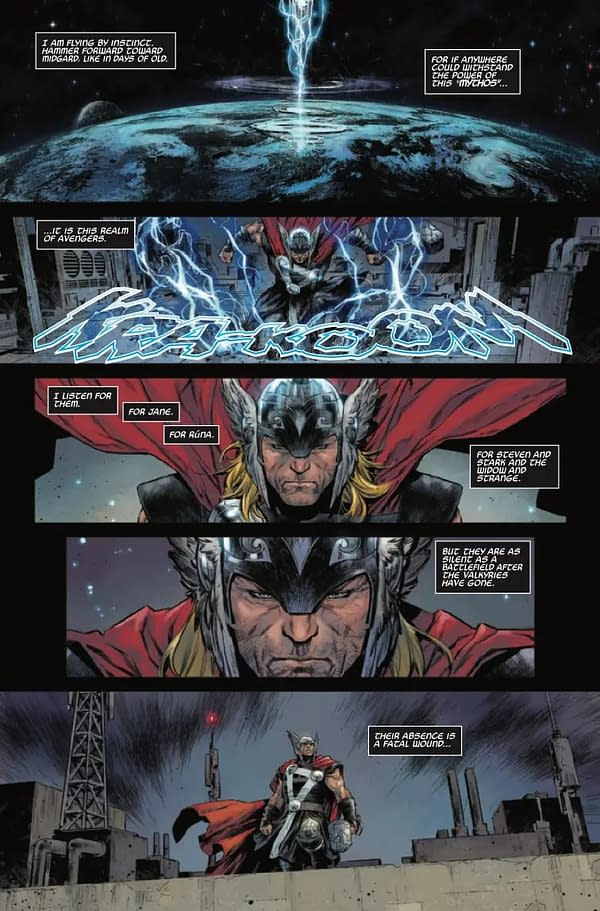 Interior preview page from THOR ANNUAL #1 ADAM KUBERT COVER