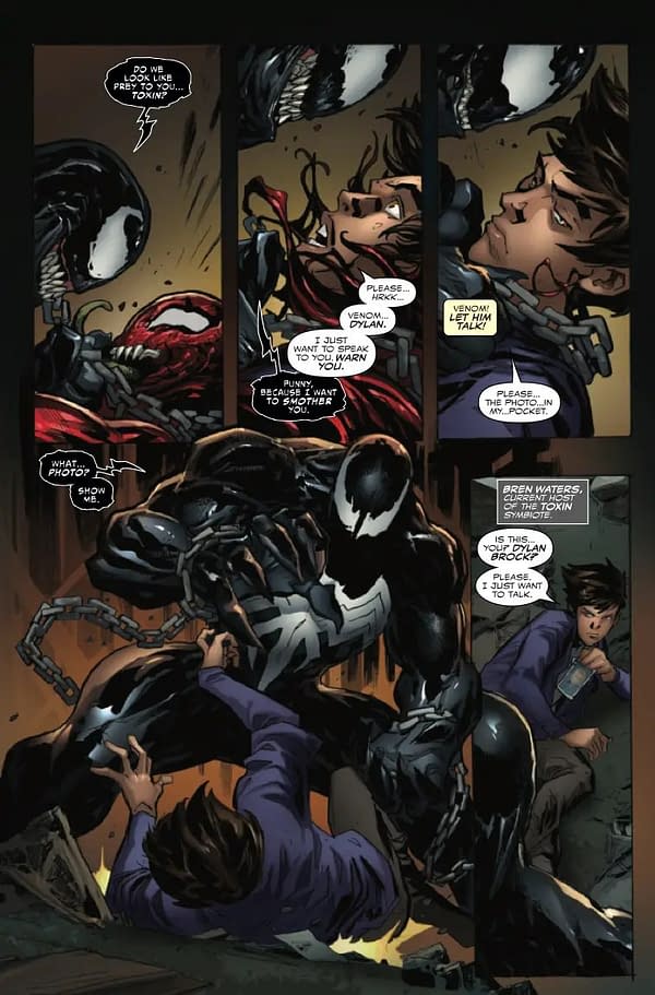 Interior preview page from VENOM #23 BRYAN HITCH COVER