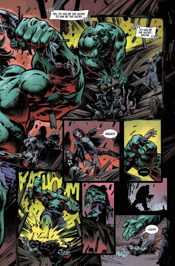 Interior preview page from INCREDIBLE HULK #3 NIC KLEIN COVER
