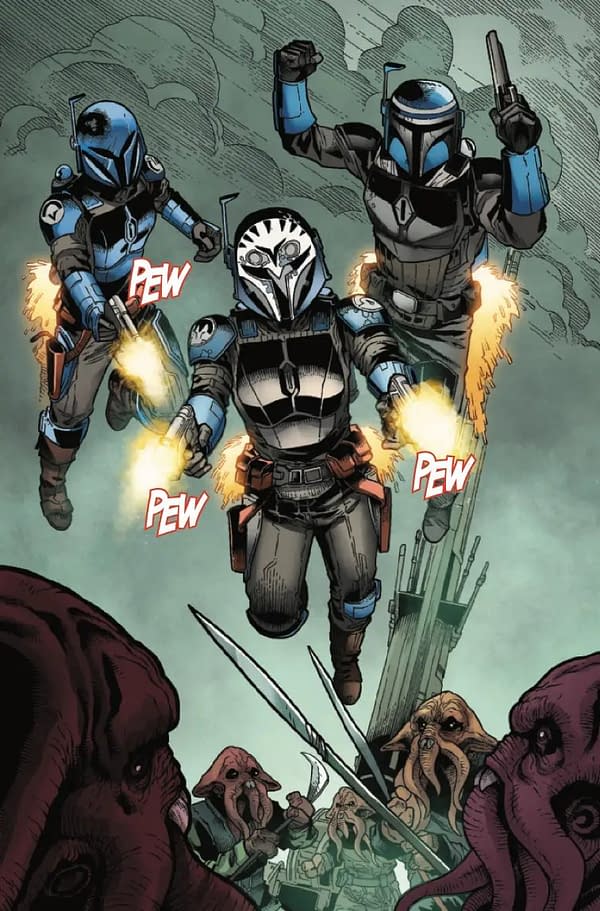 Interior preview page from STAR WARS: THE MANDALORIAN SEASON 2 #3 STEVEN CUMMINGS COVER