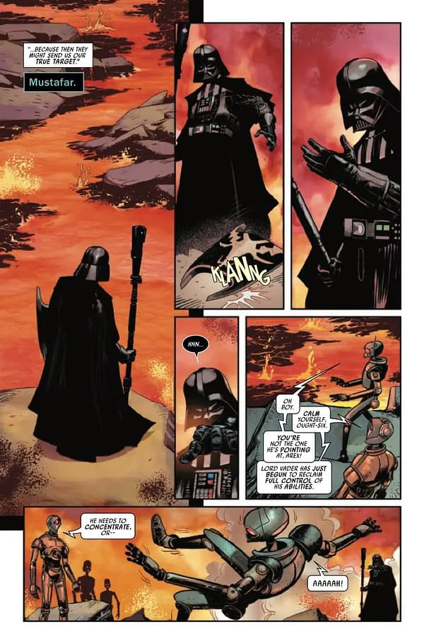 Interior preview page from STAR WARS: DARTH VADER #37 LEINIL YU COVER