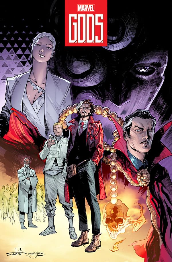 Cover image for G.O.D.S. 1 VALERIO SCHITI 2ND PRINTING VARIANT