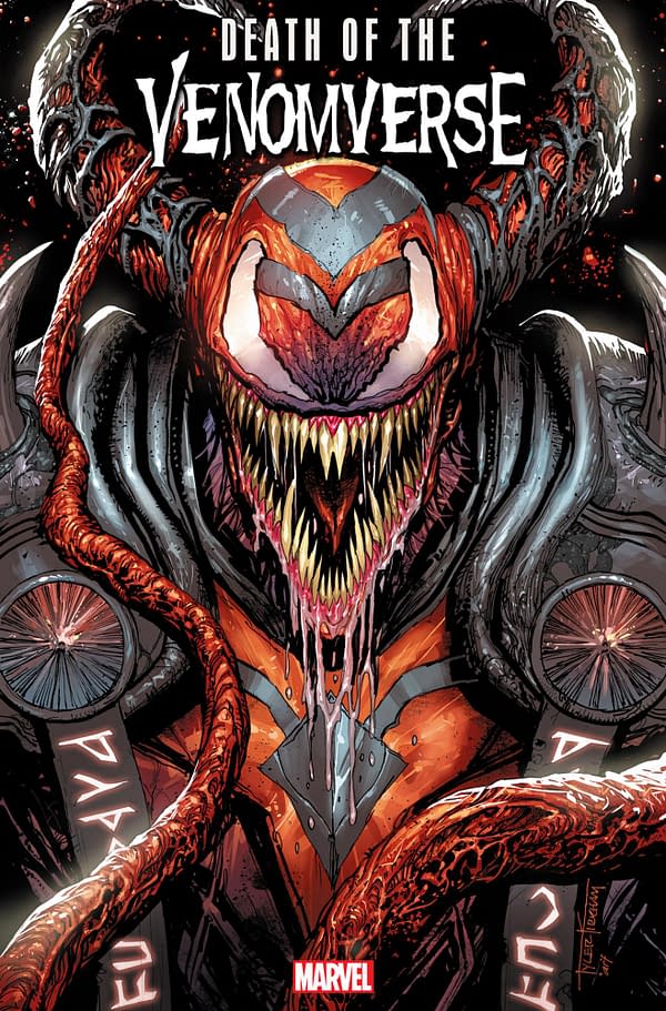 Cover image for DEATH OF THE VENOMVERSE 4 TYLER KIRKHAM VARIANT