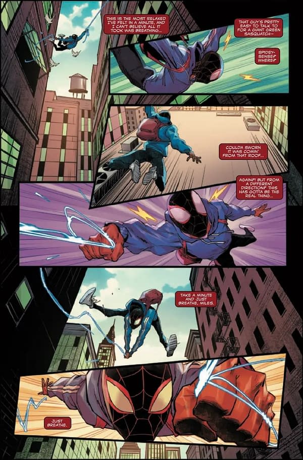 Interior preview page from MILES MORALES: SPIDER-MAN #10 DIKE RUAN COVER