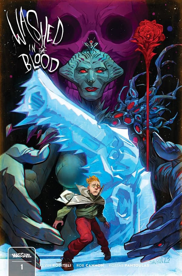 Cover image for WASHED IN THE BLOOD #1 (OF 3) CVR G 10 COPY INCV SHAVRIN (MR