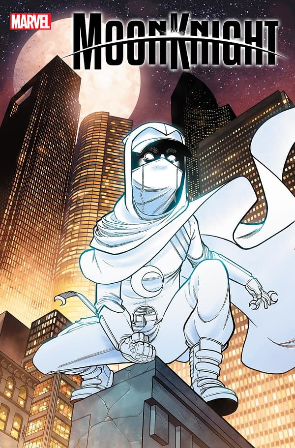 Cover image for MOON KNIGHT 28 JAVIER GARRON NEW CHAMPIONS VARIANT