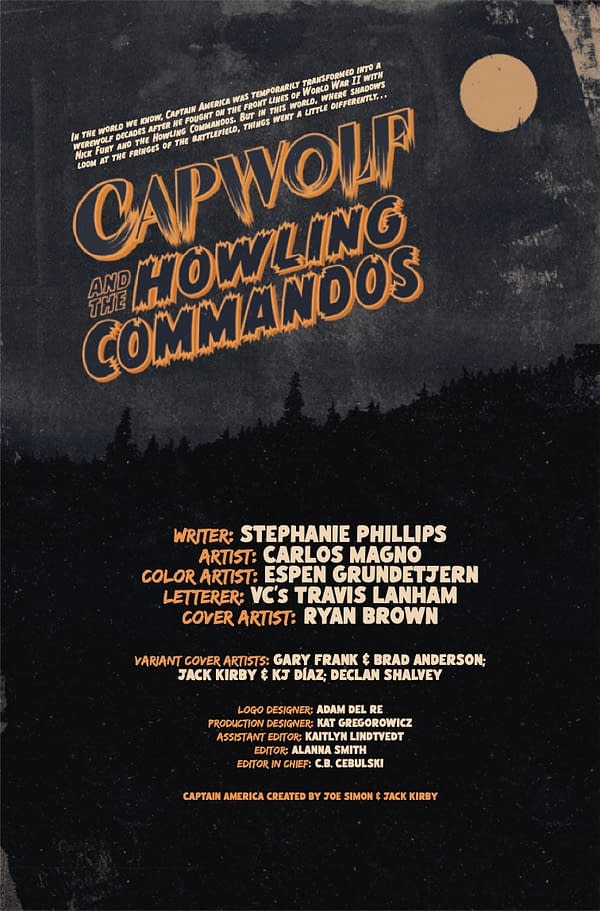 Capwolf and the Howling Commandos #1 Preview: Furry Cap's WW2 Romp