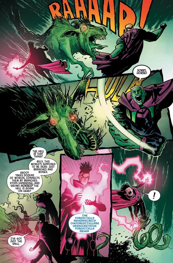 Interior preview page from GUARDIANS OF THE GALAXY #7 MARCO CHECCHETTO COVER