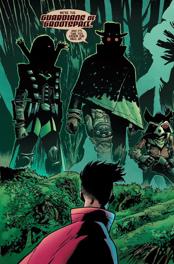 Interior preview page from GUARDIANS OF THE GALAXY #7 MARCO CHECCHETTO COVER