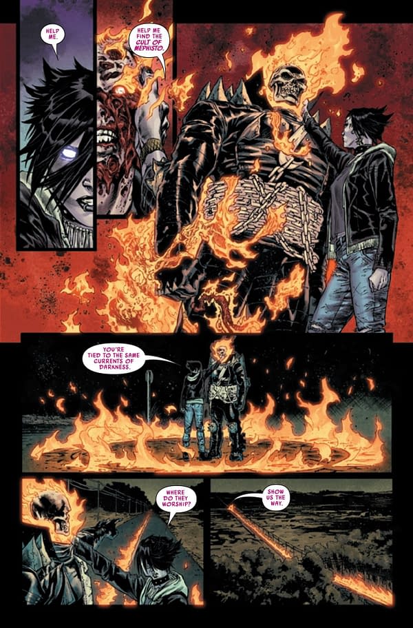Interior preview page from GHOST RIDER #19 BJORN BARENDS COVER