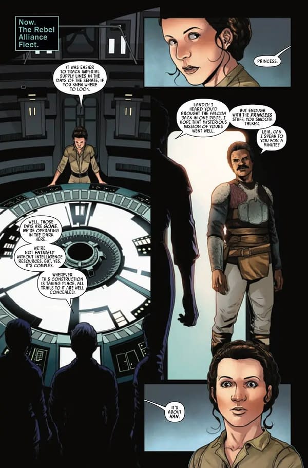 Interior preview page from STAR WARS #40 STEPHEN SEGOVIA COVER