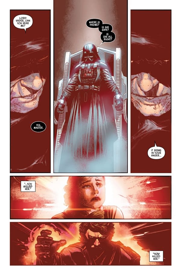 Interior preview page from STAR WARS: DARTH VADER #39 LEINIL YU COVER