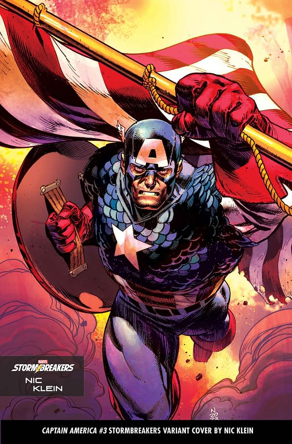 Cover image for CAPTAIN AMERICA 3 NIC KLEIN STORMBREAKERS VARIANT
