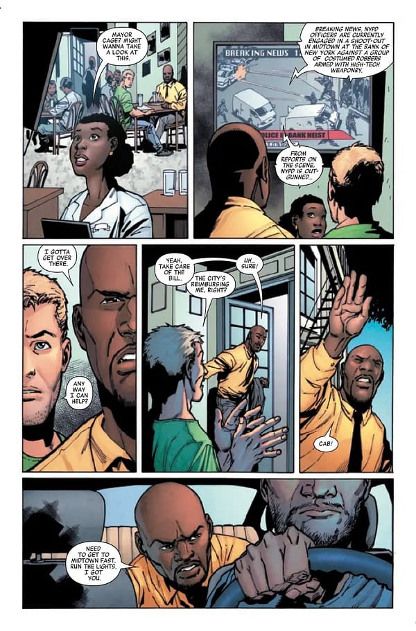 Interior preview page from LUKE CAGE: GANG WAR #1 CAANAN WHITE COVER
