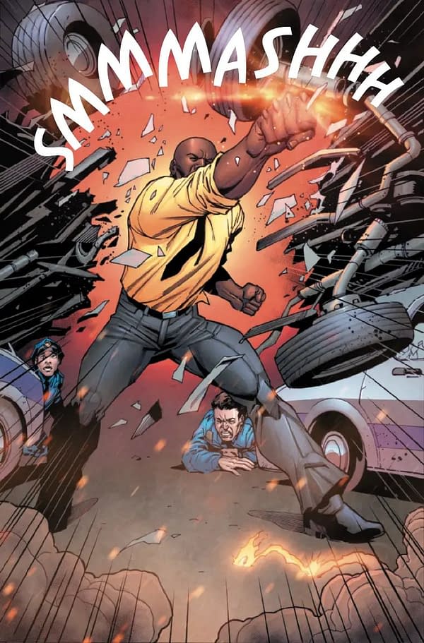 Interior preview page from LUKE CAGE: GANG WAR #1 CAANAN WHITE COVER