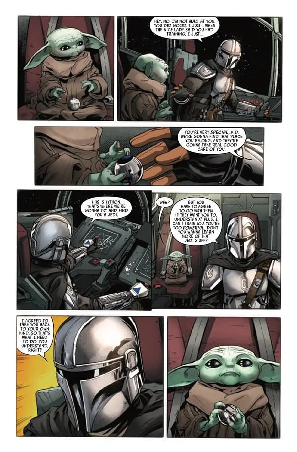 Interior preview page from STAR WARS: THE MANDALORIAN SEASON 2 #6 TAURIN CLARKE COVER